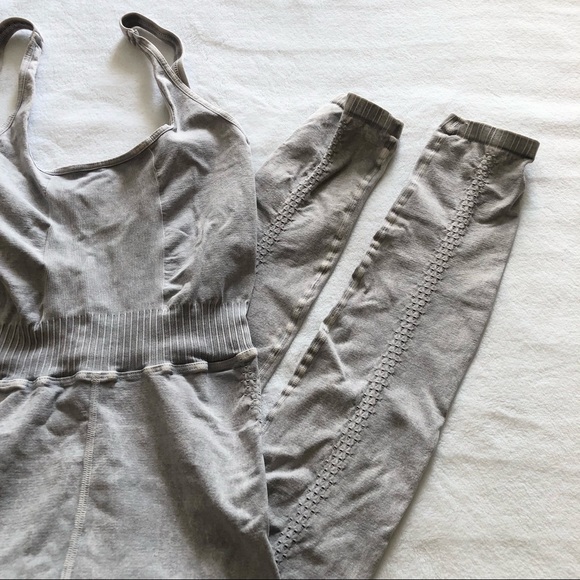 Free People Ice Grey Good Karma Onesie - Picture 2 of 9